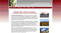 Desktop Screenshot of charlesriverwine.com